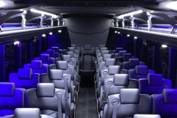 Palatine Charter Bus Interior